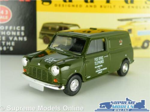 MORRIS MINOR & MINI MODEL VAN CAR POST OFFICE TELEPHONES 1:43 VANGUARDS PO2002 - Picture 2 of 6