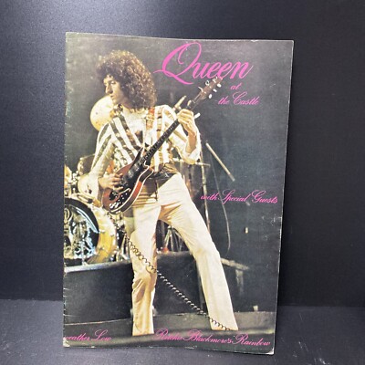 Queen At The Castle 1976 Cardiff UK Official Concert Tour Programme Book (VG+)