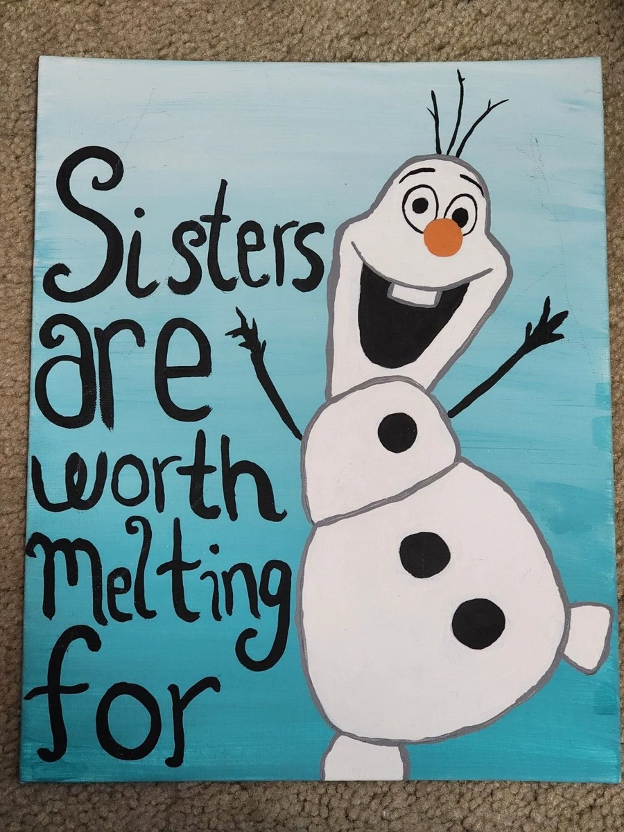 Olaf Melting Drawing