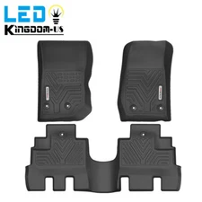 3D Mold Floor Mats For 2014-2018 Jeep Wrangler JK Unlimited TPE Rubber Car Liner