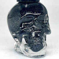 New Hot Topic Blackheart Skull Nail Polish - Black Sparkle 0.4 fl oz