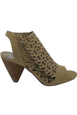 Sandales à Talons Vince Camuto – Couleur 'Candied Yam' (orange/abricot) – Pointure 7 M – Nubuck – Occasion