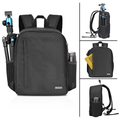 Großer Kamerarucksack Rucksack Fototasche Objektiv Stativ Halter SLR DSLR Tasche Canon - Bild 10 von 12