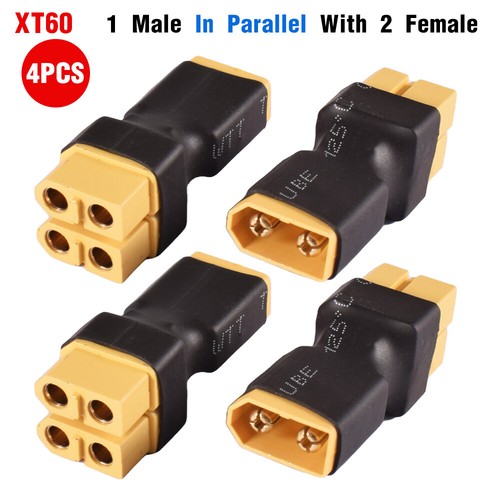 Enchufe de batería RC LiPo XT60 T serie paralela adaptador conectores hembra/macho - Imagen 32 de 39