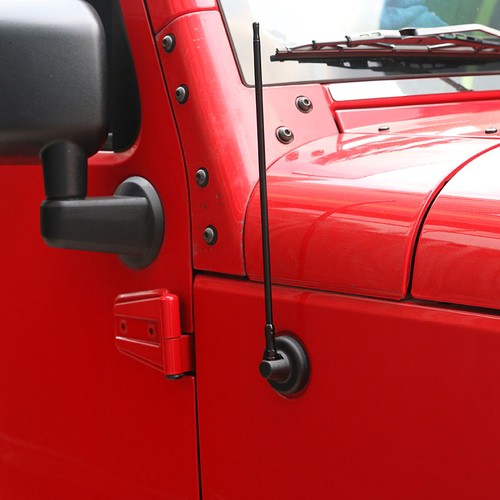Antena roja de 33 cm (13 pulgadas) apta para Jeep Wrangler JK JL 2007-2021 2/4 puertas - Imagen 5 de 8