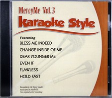 MercyMe Volume 3 Christian Karaoke Style NEW CD G Daywind 6 Songs