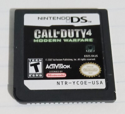 【新品】コールオブデューティ4 MODERN WARFARE ds Call of Duty 4: Modern Warfare (Nintendo DS, 2007) for sale