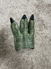 1 Only Dinosaur Green Claws Glove Raptor Dragon Halloween Costume Dress Up