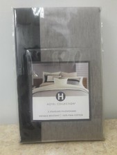 NEW Hotel Collection Panel Stripe 100 Pima Cotton 400 Thread TWO STANDARD SHAMS