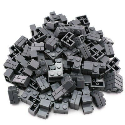 TCM BRICKS Dark Bluish Gray 2X2 Corner Brick Masonry X50 Compatible Parts
