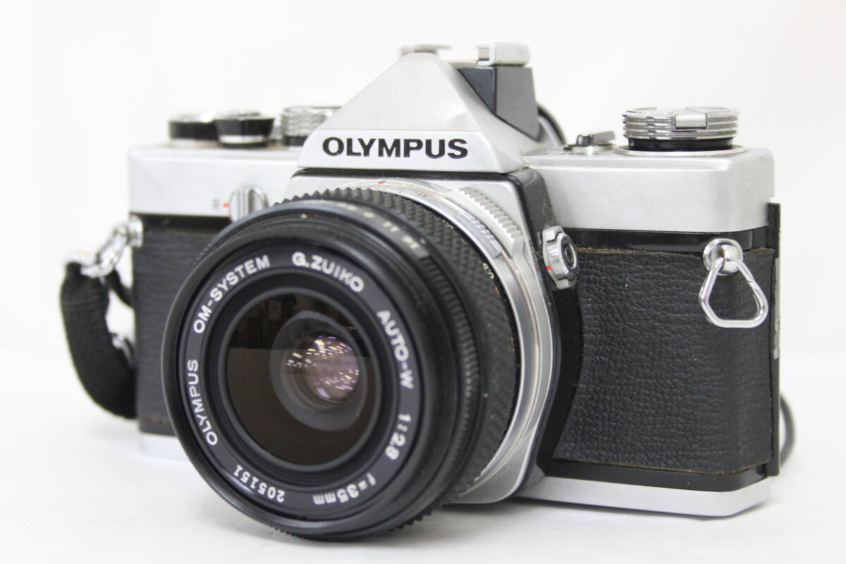 Olympus OM-1 SLR Camera G.Zuiko Auto-W 35mm F2.8 Lens Set Olympus OM-1 SLR Camera G.Zuiko Auto-W 35mm F2.8 Lens Set