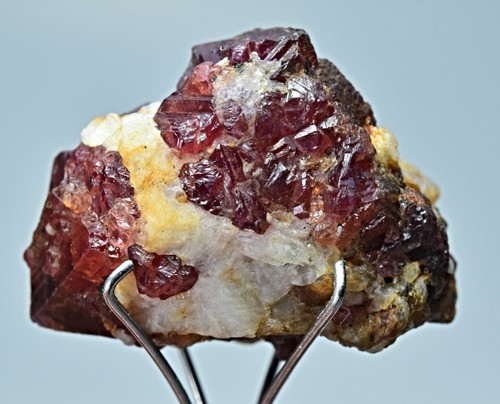 Rare Natural Red Color Spinel Crystal Bunch Specimen 16 Carat - Picture 8 of 9