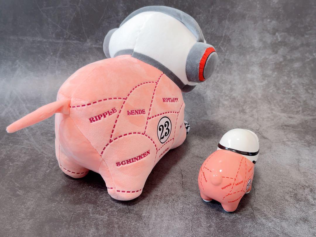 Porsche Pink Pig Plush Toy Ceramic Porsche PINK PIG Rare