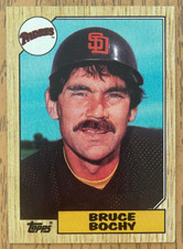 Bruce Bochy 1987 Topps San Diego Padres Baseball Card #428 Vtg Vintage 80s MLB