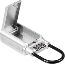 Portable Outdoor Key Storage Box / Combination Key Lock Grey