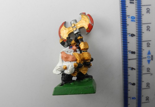 LA ENANA BLANCA Enanos de Metal Ejército Desposeído Pintado Warhammer Años 90 7