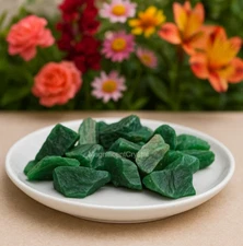 3PCS Natural Raw Emerald Stones Mineral Specimen May Birthstone Gift Home Decor