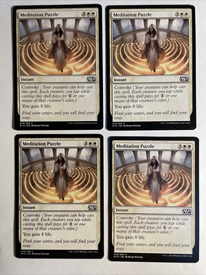 4x Mtg M15 Meditation Puzzle NM Magic Karte Magic The Gathering