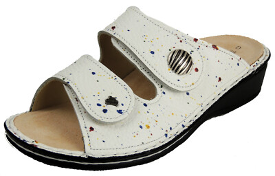 FINN COMFORT  Damen Pantolette  ''PANAY-S''  2540  weiss  SOFT-BETTUNG