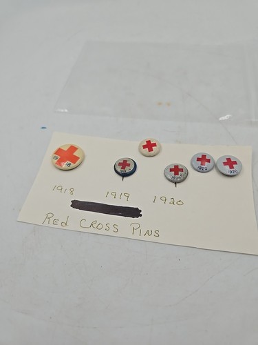Vintage Redcross Pins 1918/1919/1920