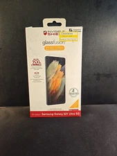 InvisibleShield GlassFusion+ Screen Protector with D3O Coating for Samsung...