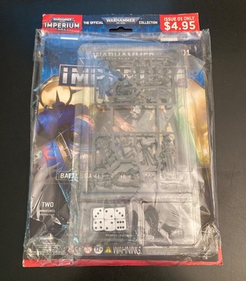 WARHAMMER 40,000 IMPERIUM Magazine #1 **SEALED** with Dice, Ruler, Etc.