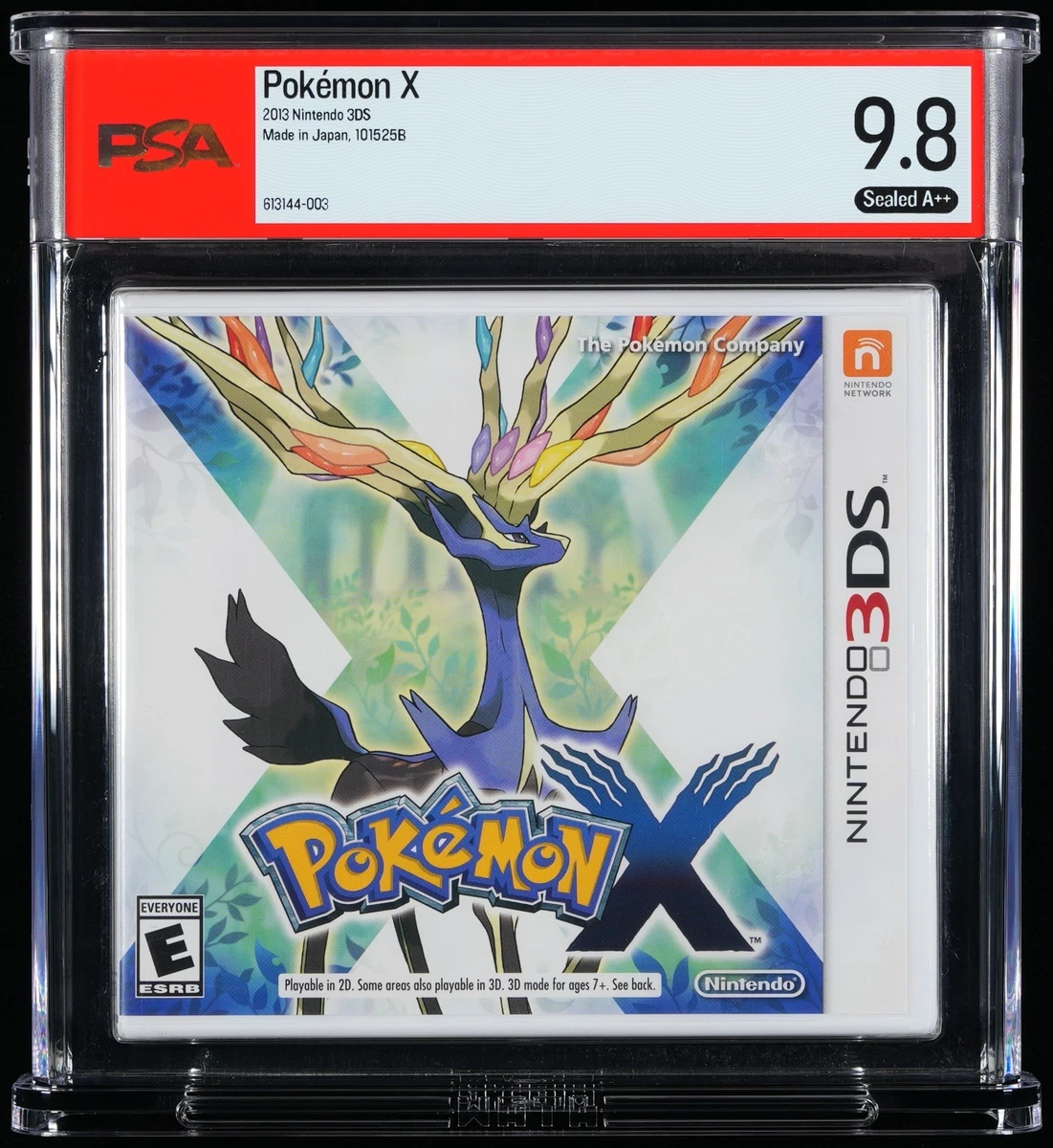 Pokémon X Sur Nintendo 3DS - Version PAL, UKG Graded 90, Neuf Sous Blister