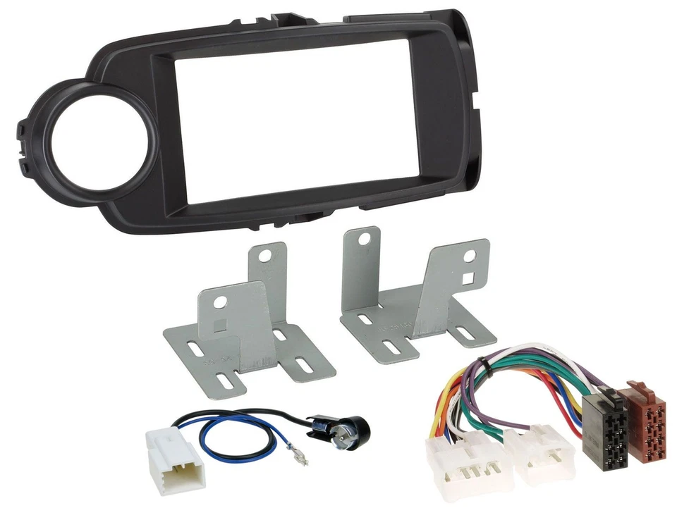 JVC USB Bluetooth 2DIN DAB MP3 Autoradio für Toyota Yaris 11-20 schwarz - Bild 3 von 4