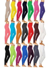Leggings Hose Gamaschen Damen Unisex lang aus Baumwolle jersey
