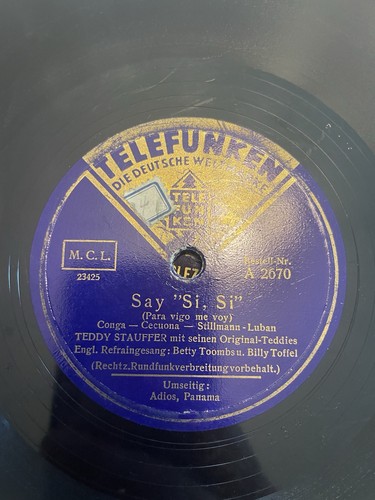 78 Decca Record Album And 10 Records - Antique, Vintage - Very Good Condition - Foto 14 di 24