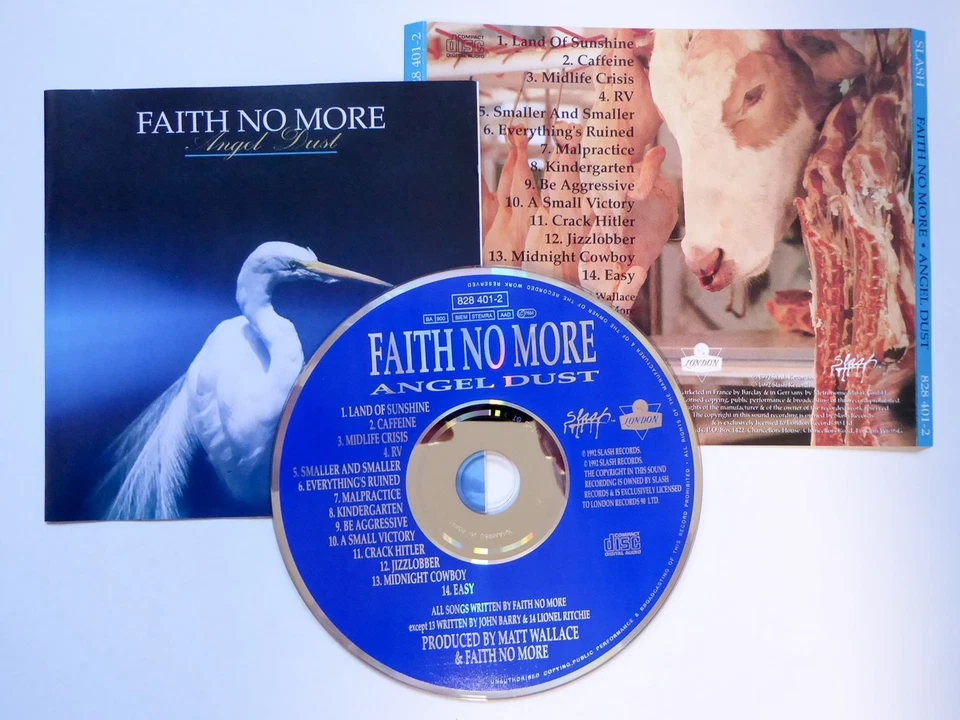 FAITH NO MORE angel dust NM/VG (CD Album, Alternative, Slash) - Bild 1 von 1