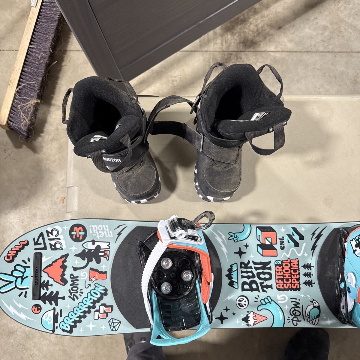 burton kinder after school special snowboard Kids' Package Flat Top A flat profile between the feet means stability The Burton After-School Special -