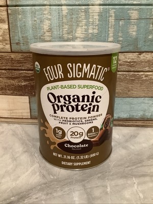 Plant-Based Organic Protein with Mushrooms & Adaptogens, Creamy Cacao, 1.32 lbs