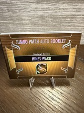 Panini Silhouette Jumbo Patch Auto Booklet Hines Ward Steelers /49 #JPA-HWD 2025