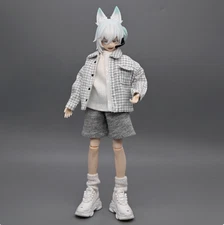 1/12 Past Sicily Bjd Doll Plain Clothes Youthful Style Shirt Coat Shirt