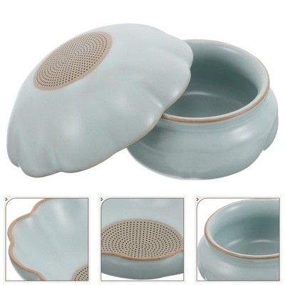Porcelain Tea Strainers For Loose Tea: Ceramic Strainer - Filter Colander with