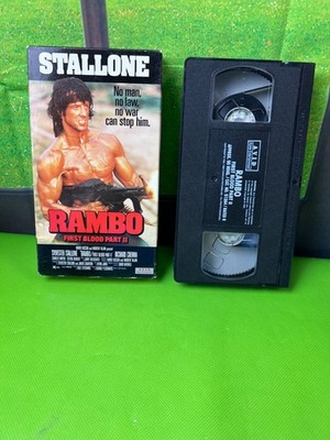 Rambo - First Blood Part II 2 VHS 1985, 1988 Stallone