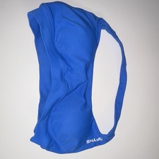 DFYNE Women's Blue Seamless Racerback Pullover Sports Bra S Medium Support
