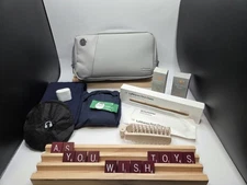 Lufthansa First Class Amenity Kit- Silver / Grey With Contents