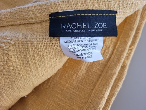 Rachel Zoe Boho Santa Fe Gold Oversized Throw Blanket Tassel Beach Cottage Lake - Picture 2 of 3