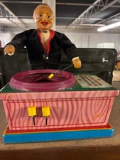 Plaything Roulette Man Mechanical Gambling Tin Toy. Does have some working com.