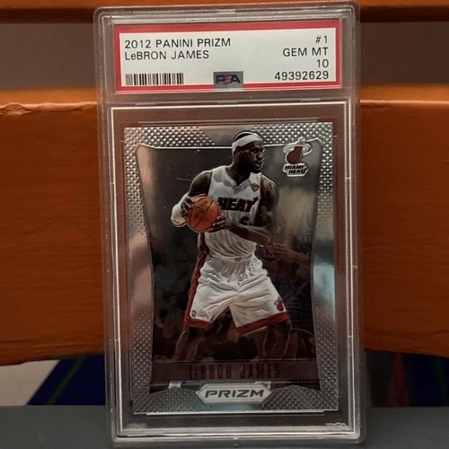 2012 Panini Prizm LeBron James Card # 1 PSA 10
