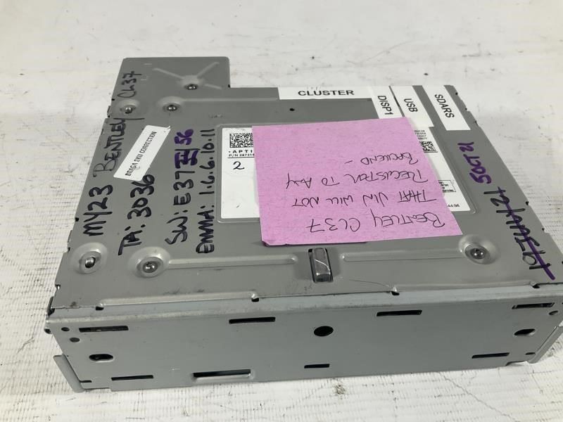 17-22 Bentley Bentayga Central Computer Main Navigation Unit P
