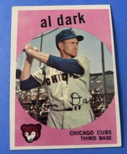 1959 Topps Set-Break #502 Alvin Dark EX-EXMINT *Jsnicestuff* Chicago Cubs