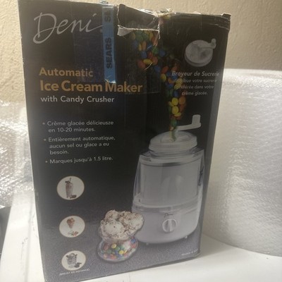 Deni Automatic Ice Cream Maker Model 5205 New Never Used Package Damaged