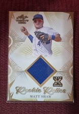 2023 Leaf Trinity Mega Box - Rookie Relics Matt Shaw #RR-35 (MEM, RC)