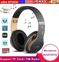 Wireless Headphones Bluetooth Noise Cancelling Stereo Earphones Over Ear Headset