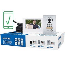 Aiphone JOS-1FW 7"Touchscreen Mobile-Ready Box Set with Flush-Mount Door Station