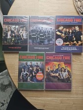 Chicago Fire Season 1-5 , 1-3 Used 4-5 New Unopened DVD Set.