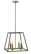 Hinkley Lighting - Four Light Pendant - Foyer - Fulton - 4 Light Medium Open